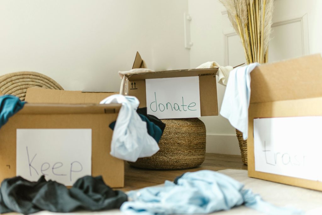 clothing donation bin